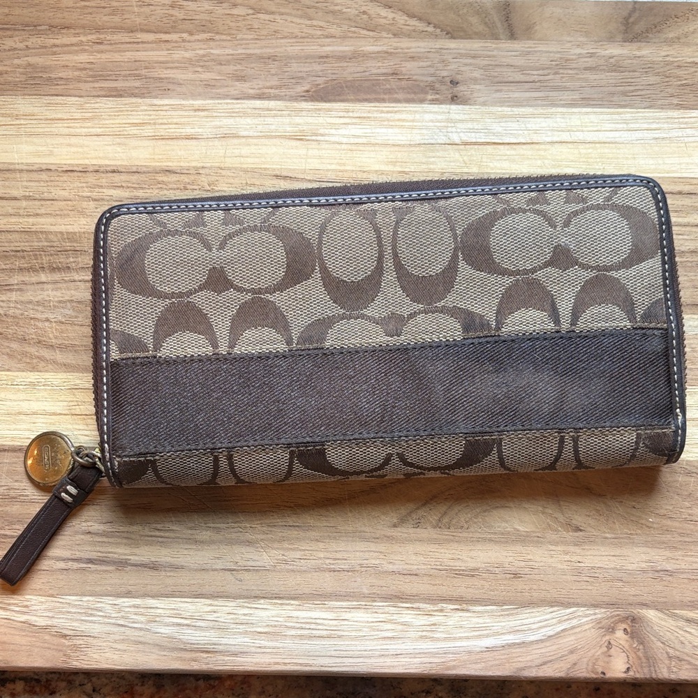 Coach Brown Leather Wallet